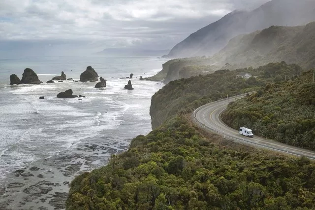 New Zealand Motorhome Itinerary, Barrytown, West Coast