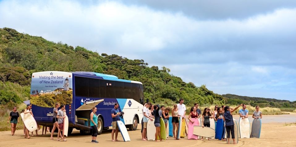 Cape Reinga, Ninety Mile beach