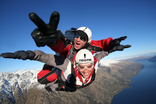Nzone Skydiving Queenstown 12,000 ft/15,000 ft