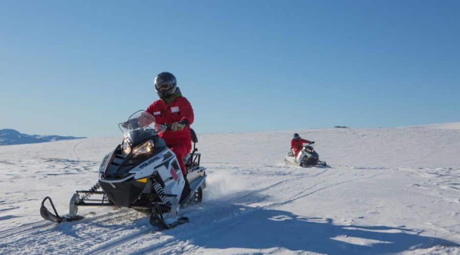 Heli-Snowmobiling Trip