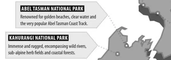 Abel Tasman National Park Map