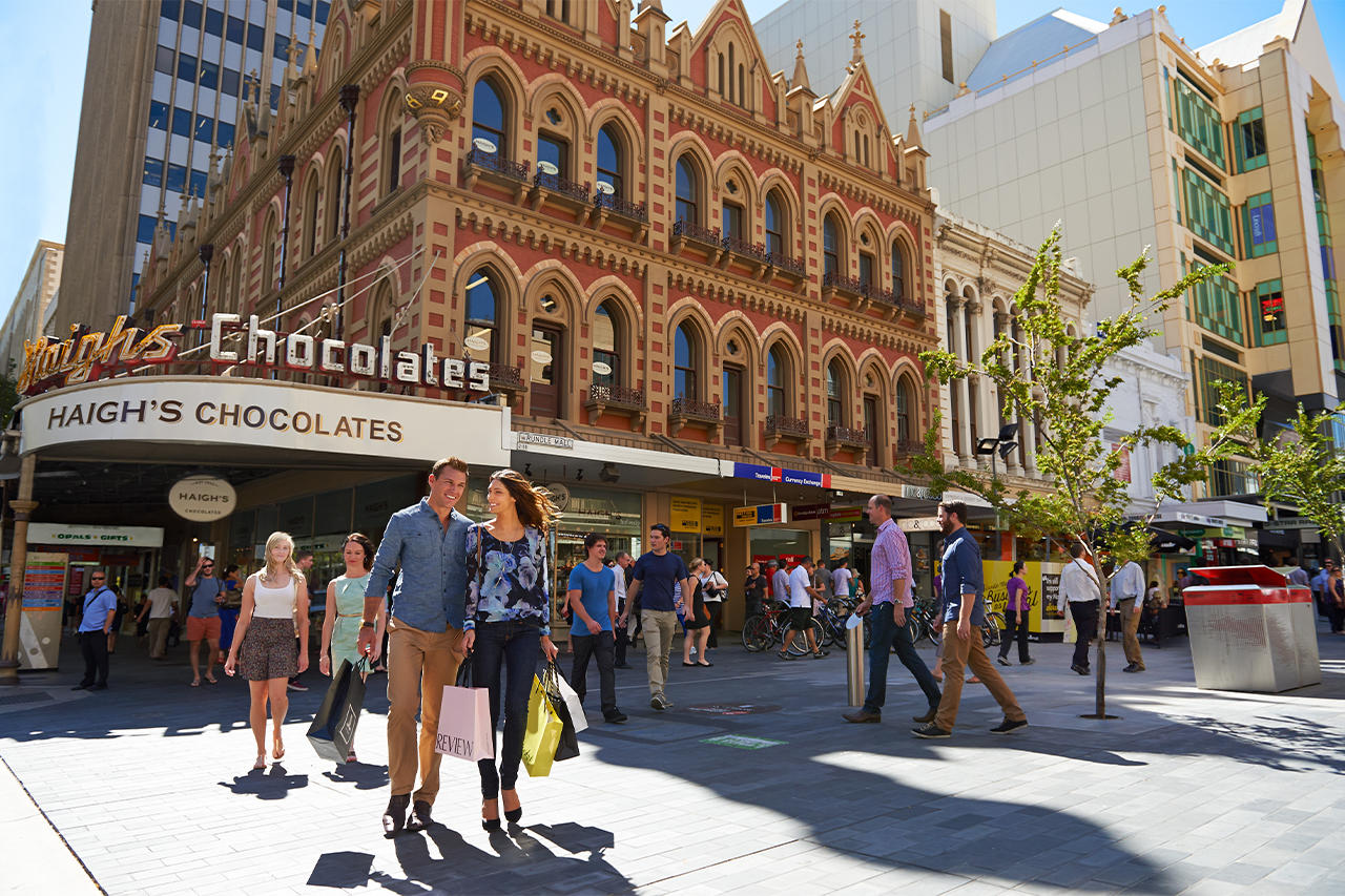 Adelaide city shopping