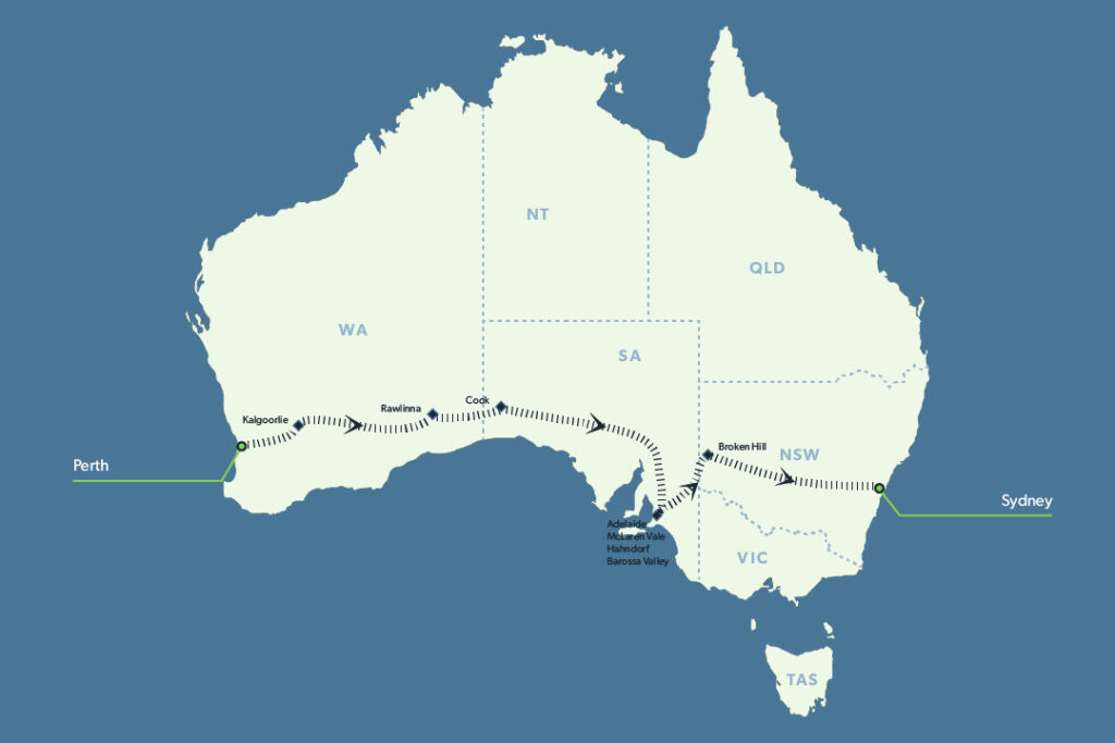 9 Day Indian Pacific Train Journey