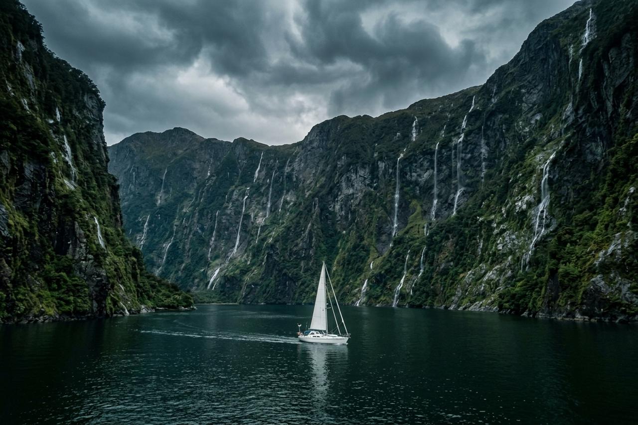 Sailing Yacht in New Zealand