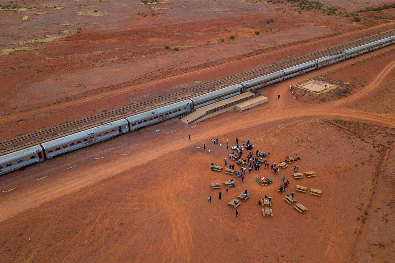 The Ghan Manguri stopover
