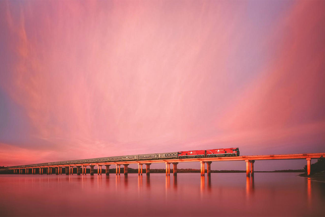The Ghan train tour