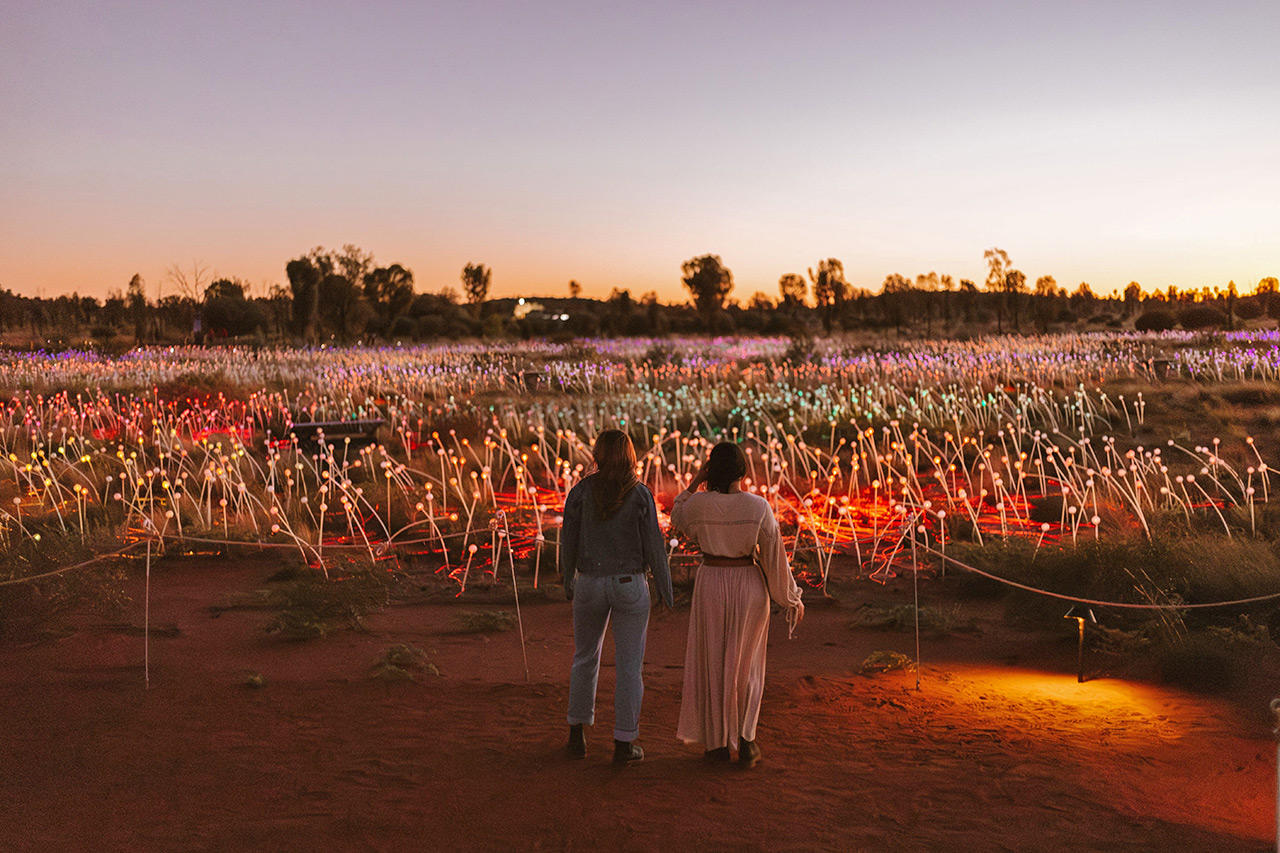 Uluru Field of Lights, viewpoint