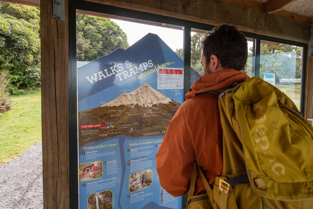 North Egmont to Tahurangi Lodge