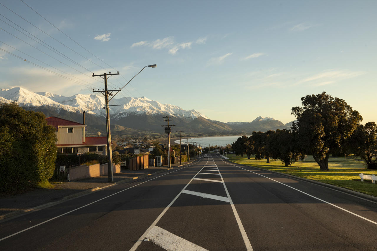Autumn scenic drive New Zealand