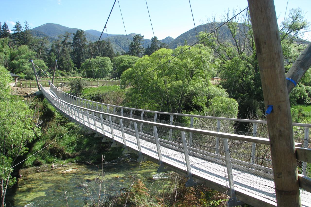 Nelson Tasman Baton River on Great Taste Cycle Trail New Zealand