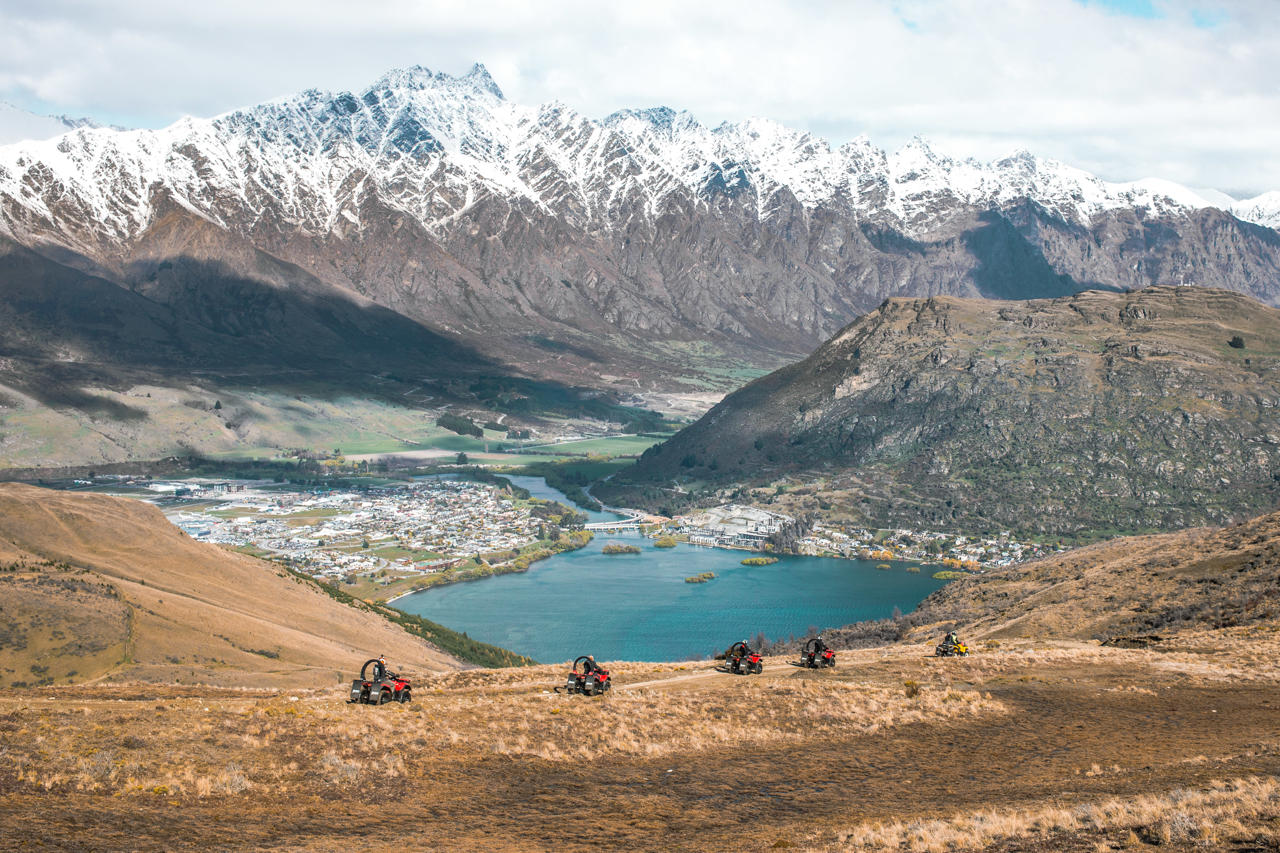 Self drive quad tour Queenstown Hill Walkway