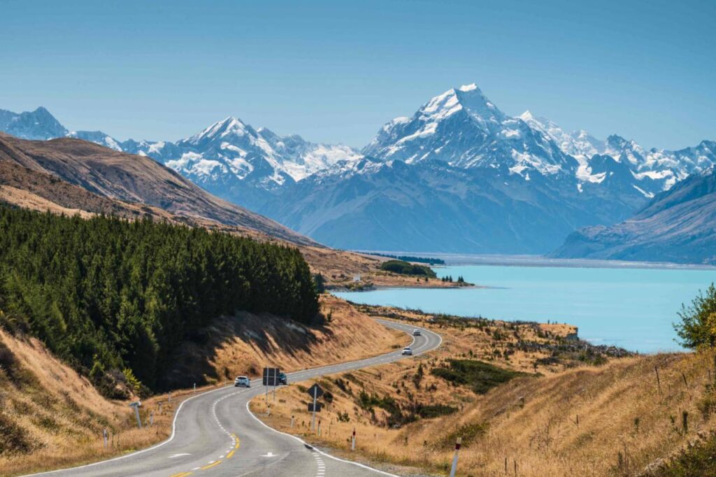 Lake Pukaki filming location, New Zealand