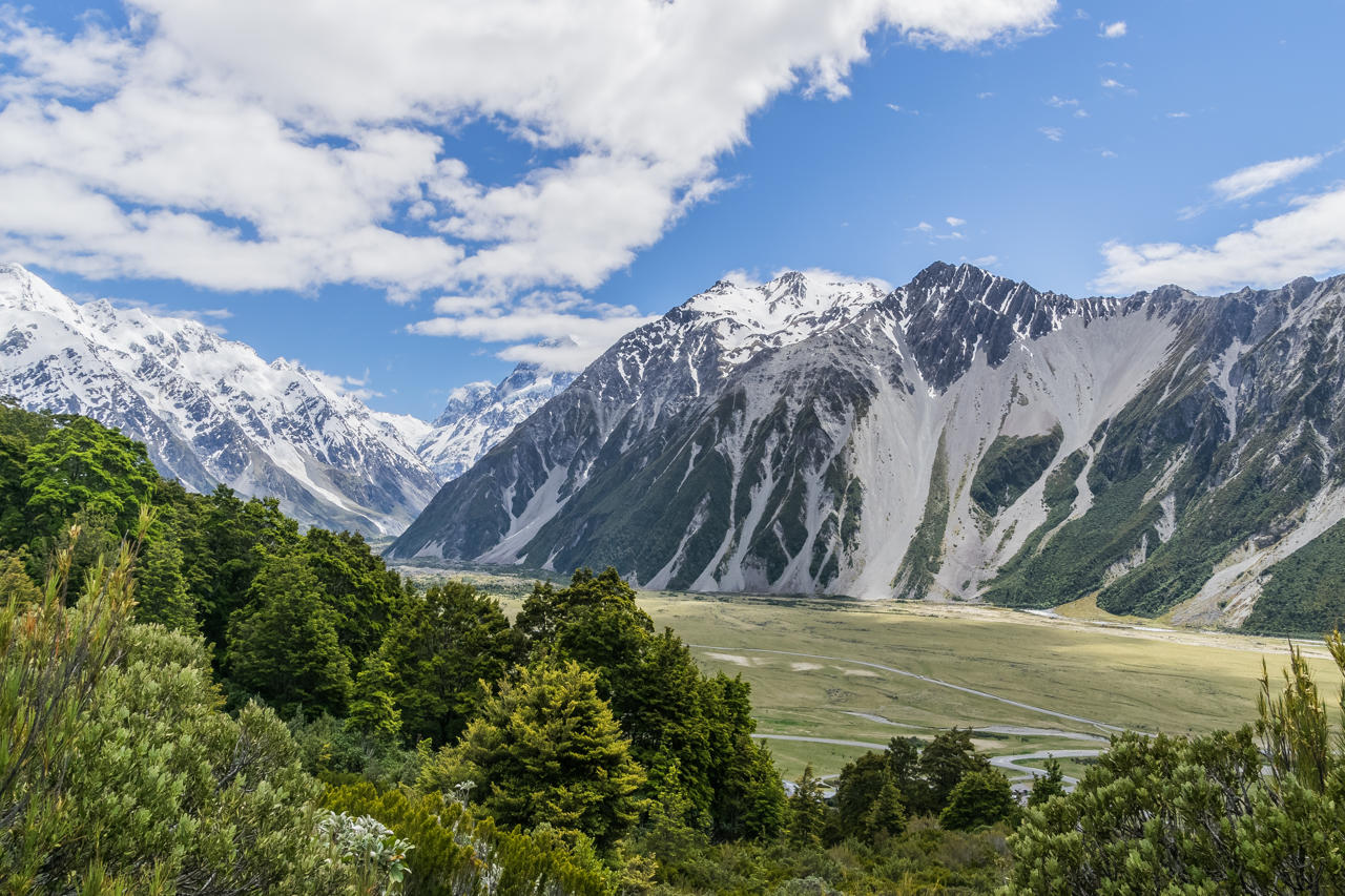 Mount Cook National Park landscape