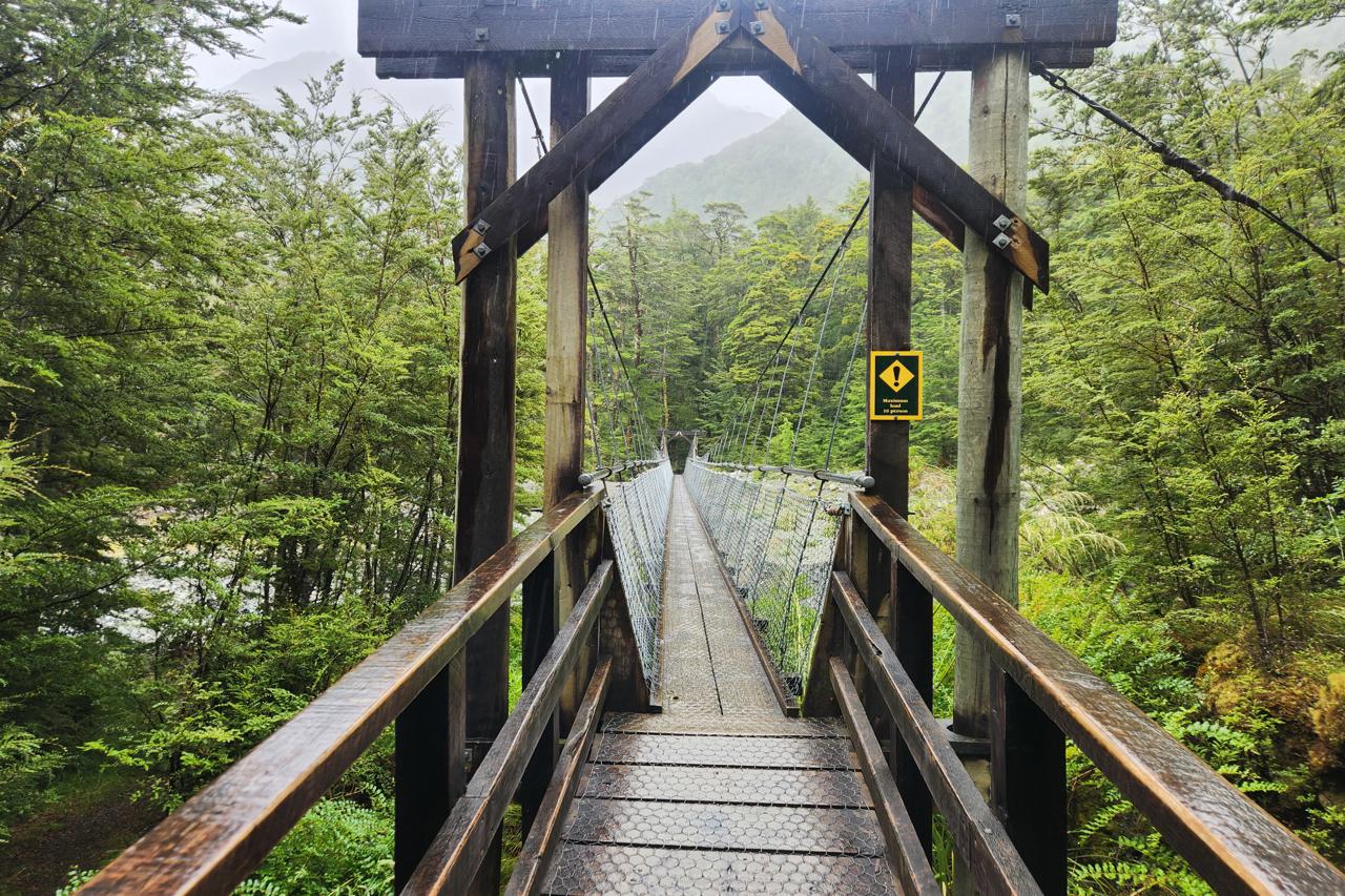 Routeburn Track bridge