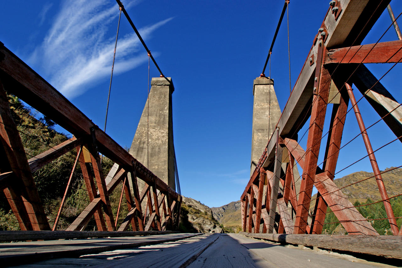 Skipper Canyon Bridge,Queenstown