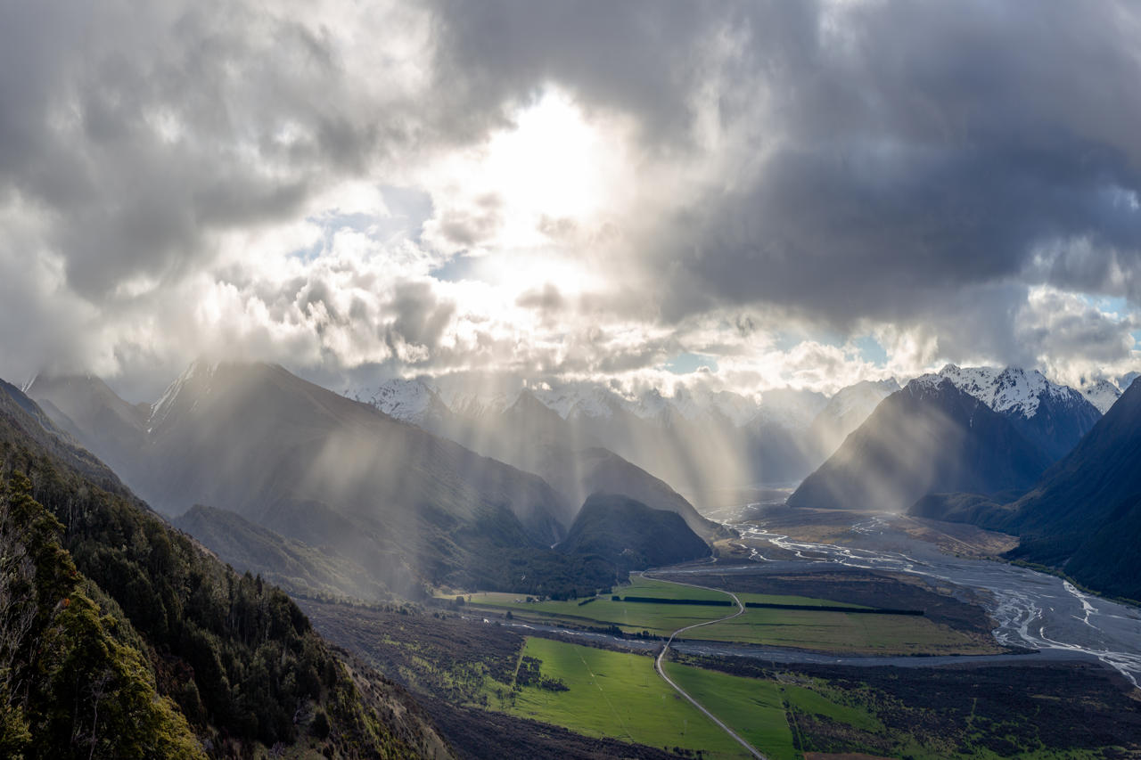 Waimakariri River basin, New Zealand