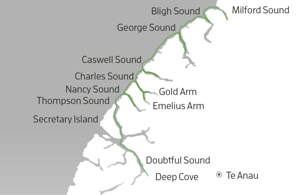 Northern Fiords Explorer Map