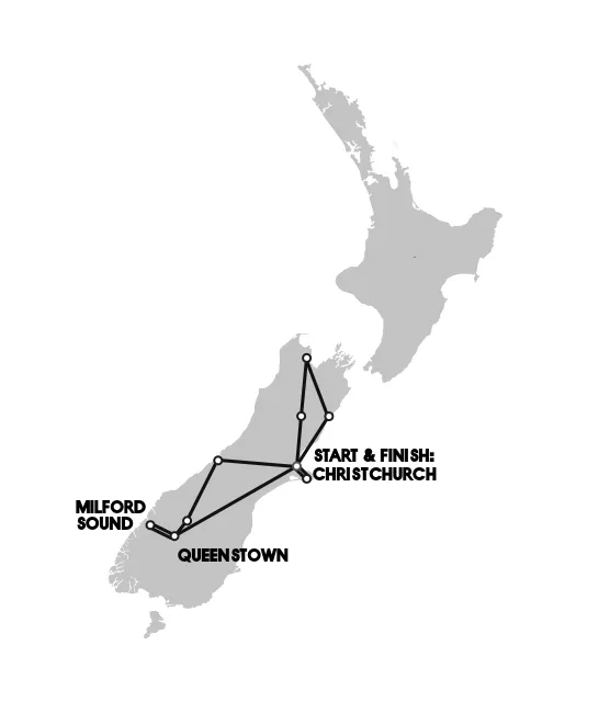 15 Day South Island Tour: Kaikōura to Milford Sound