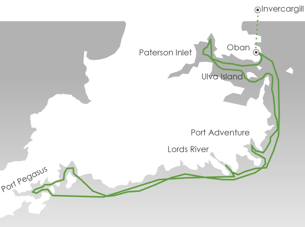 Unseen Stewart Island Map