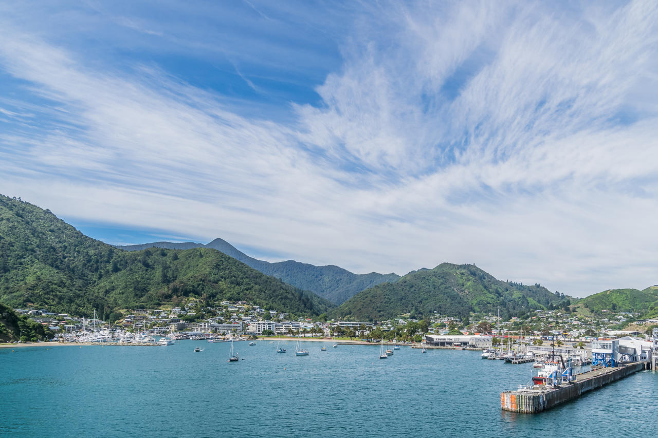 View of Picton harbour