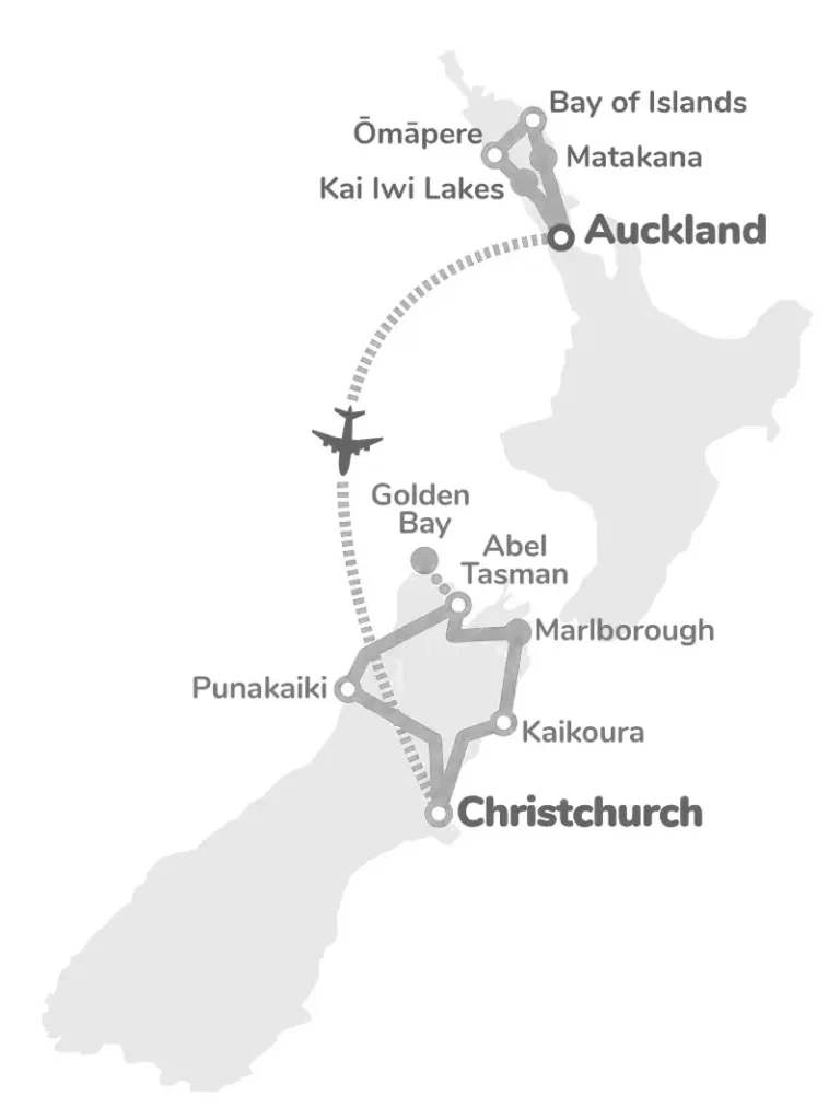 11 Day New Zealand Tour Bay of Islands to Abel Tasman
