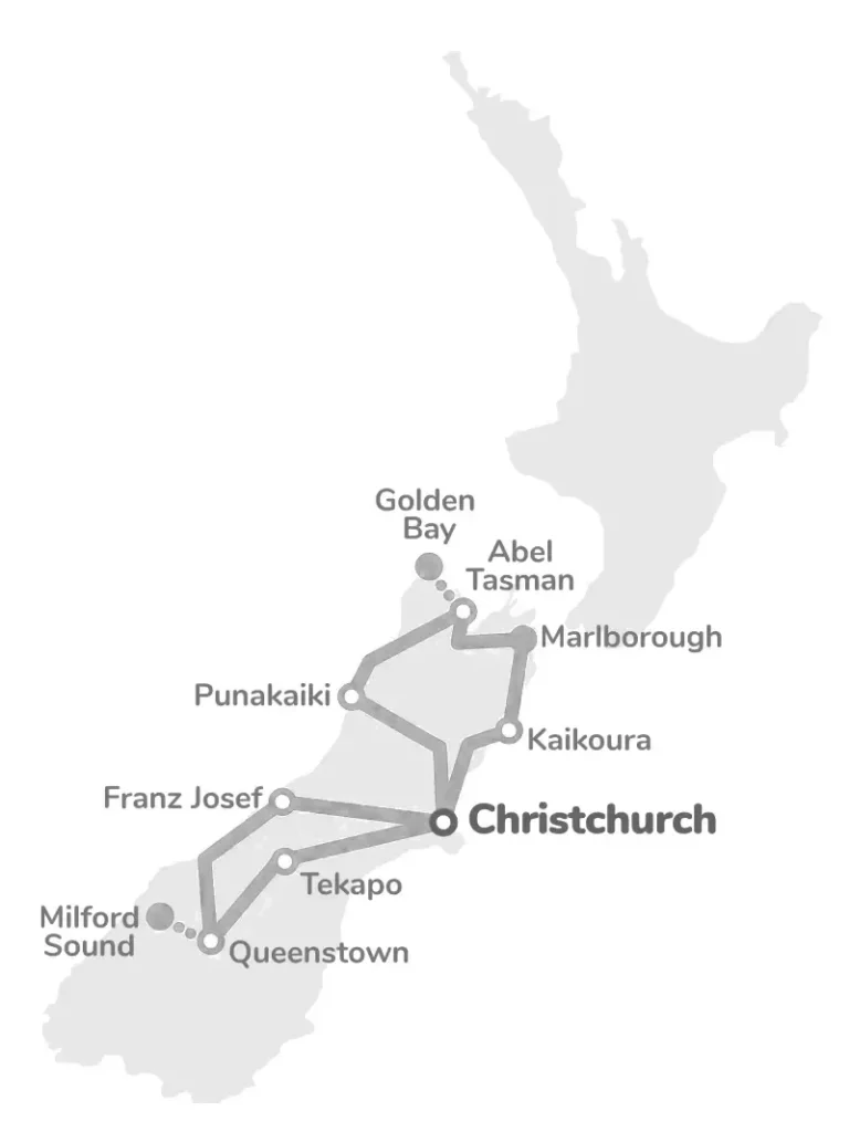 14 Day Best of the South Island: Small Group Adventure
