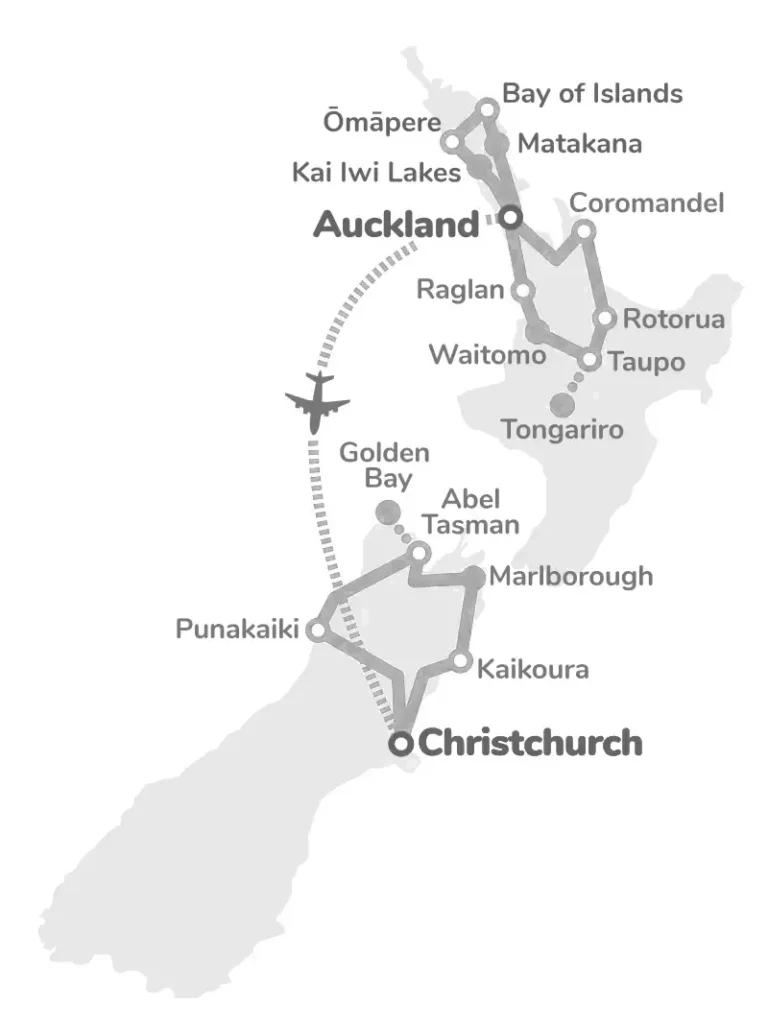 New Zealand Tour for Young Adults: 18 Days North to South