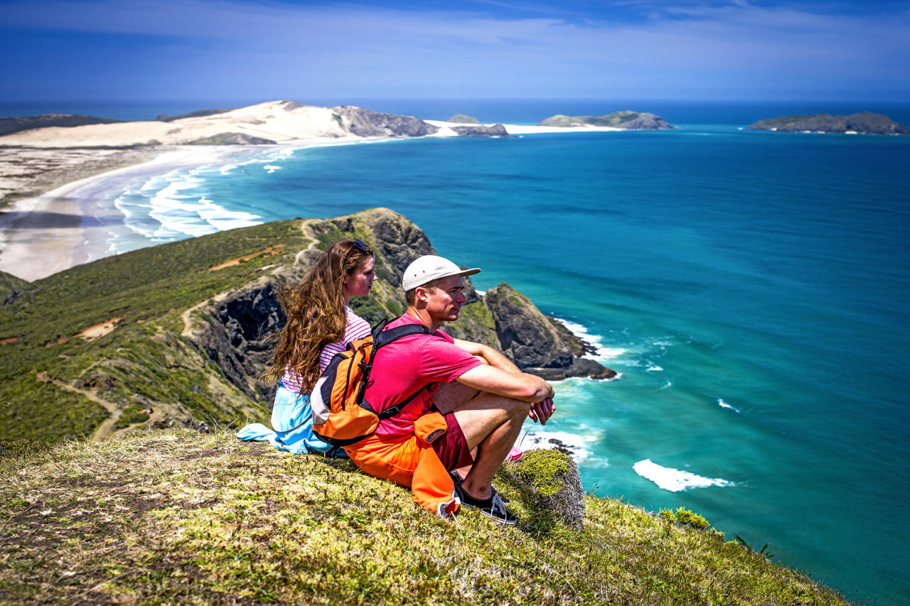 Cape Reinga Couple, Twin Coast Discovery Highway