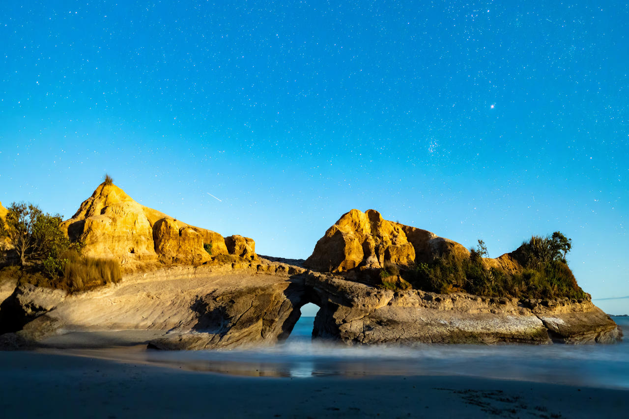 Hole in the rock, Cape Foulwind, Westport, West Coast