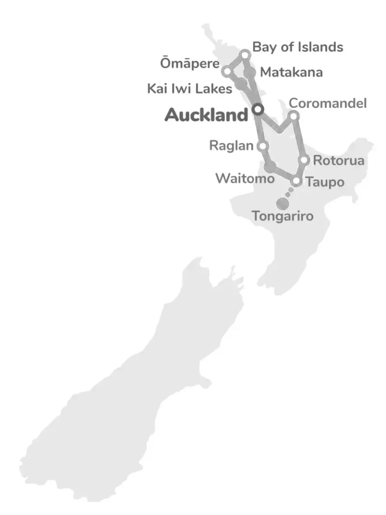 North Island Backpacker Tour 11 Day Cape to Coast