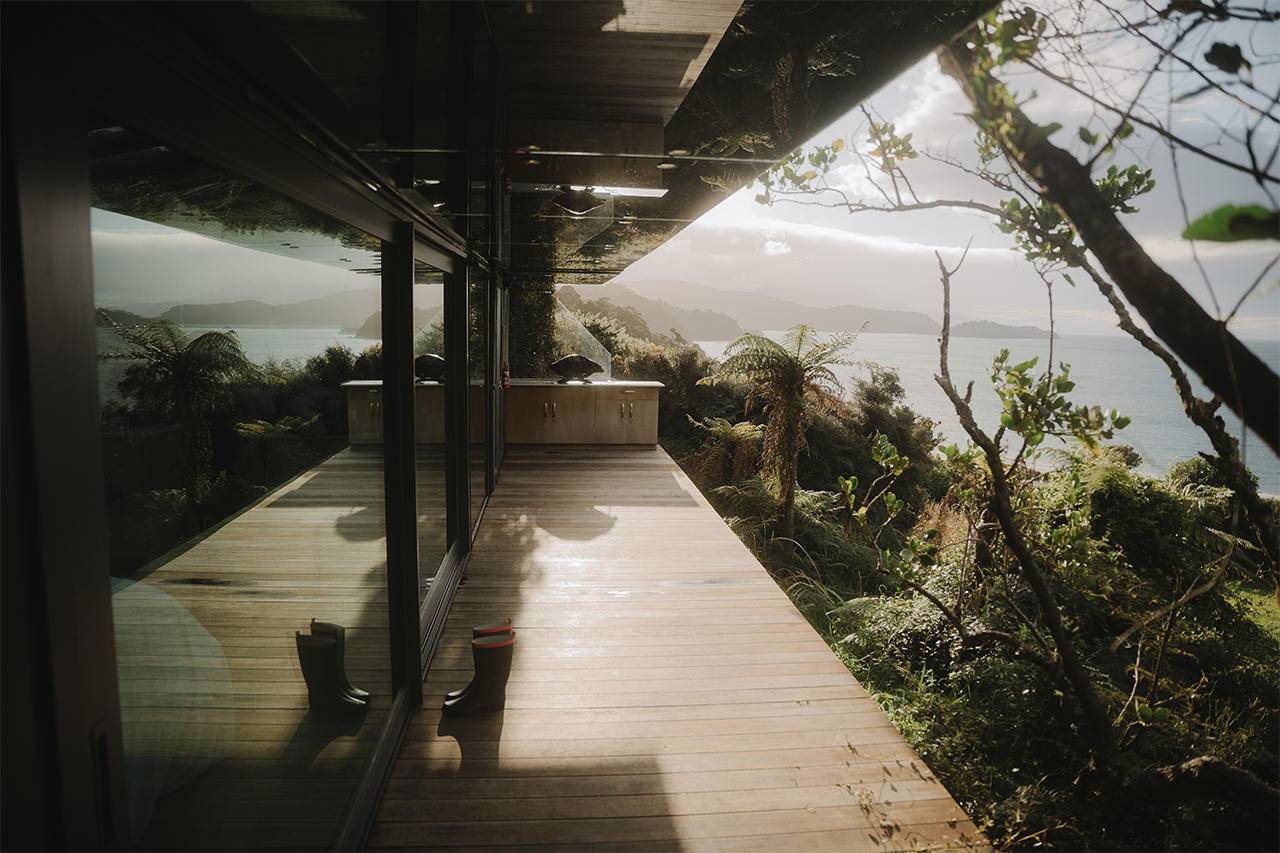 Tokoeka purepod stewart island deck view