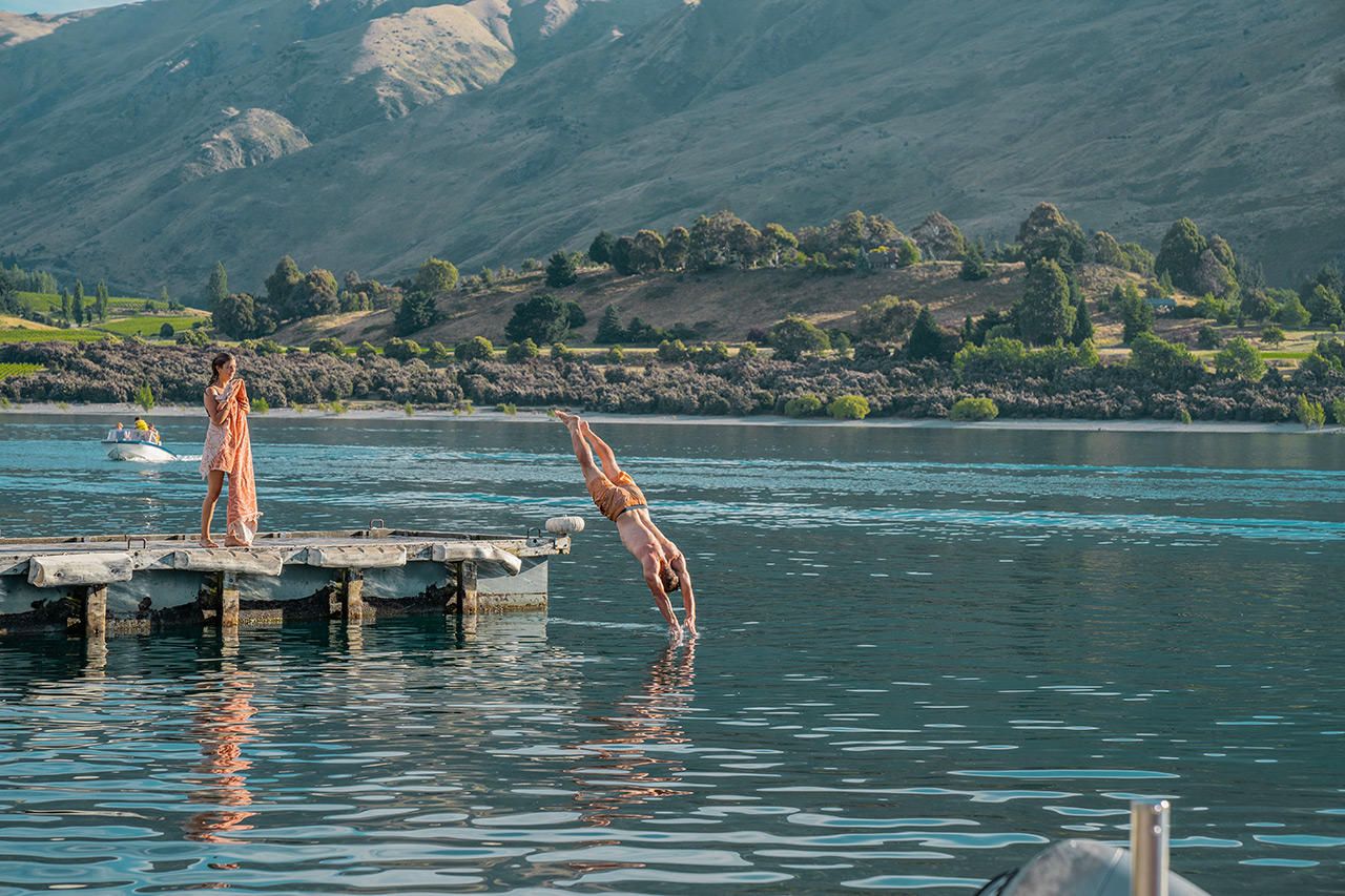 Wanaka lake swim
