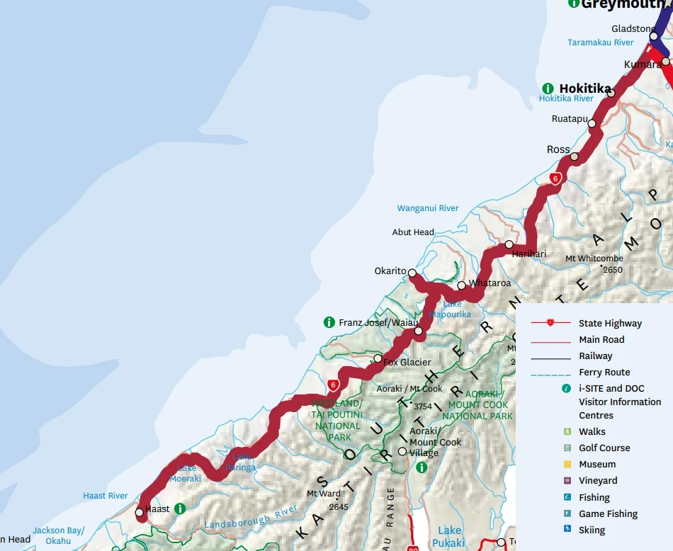 Glacier Highway Map
