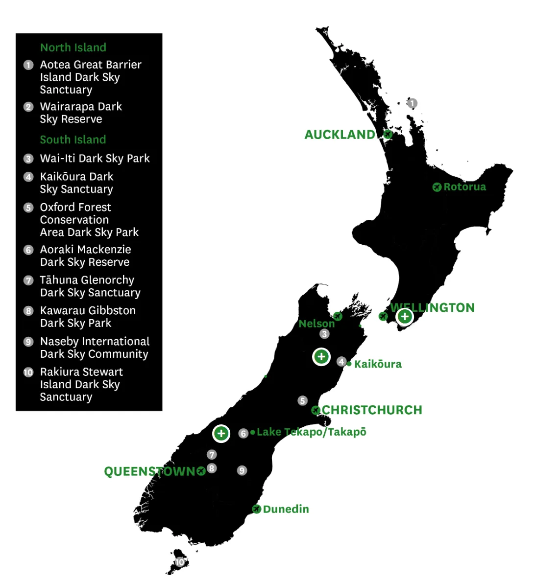 New Zealand Star Gazing and Dark Sky Places