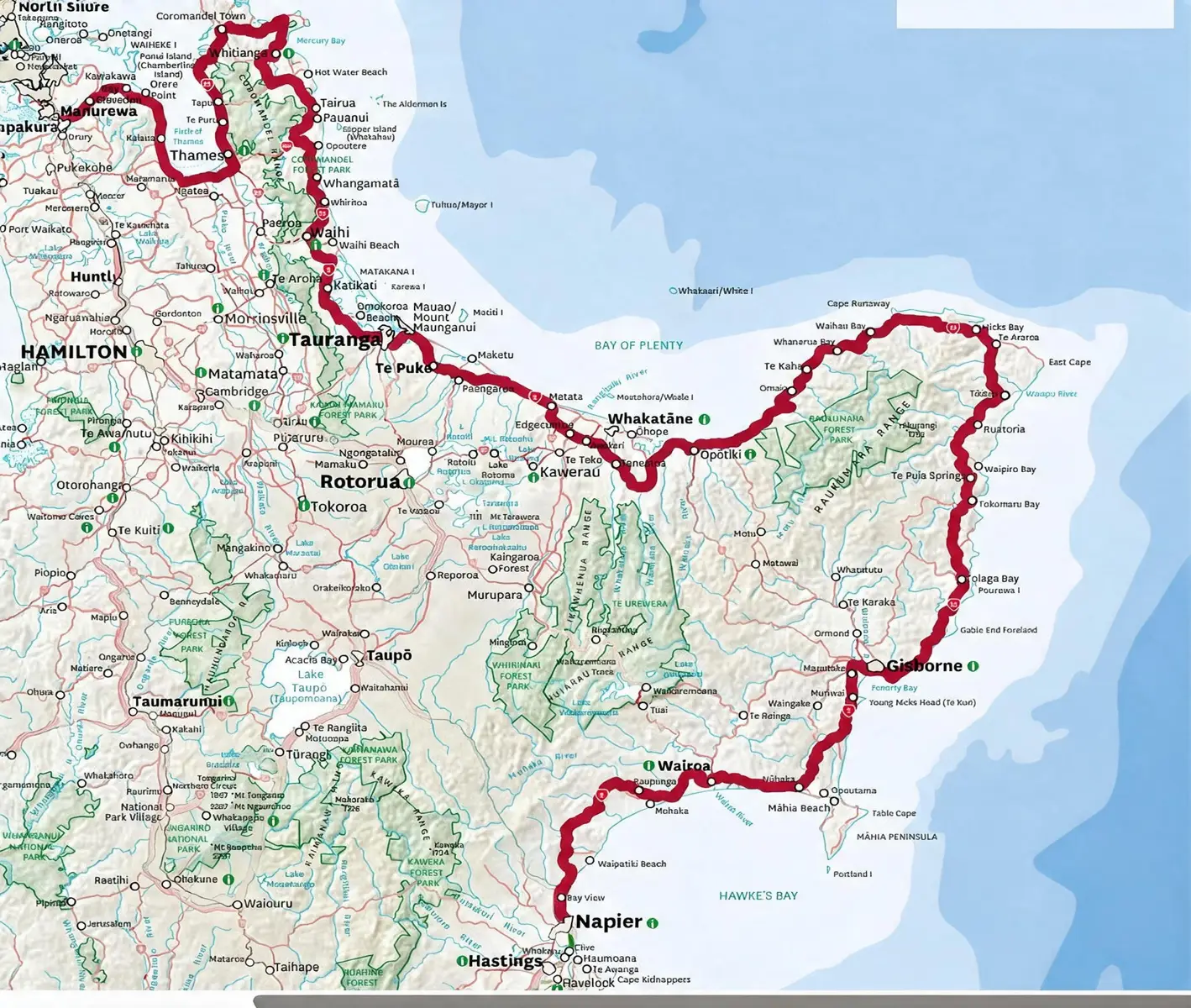 Pacific Coast Highway Map