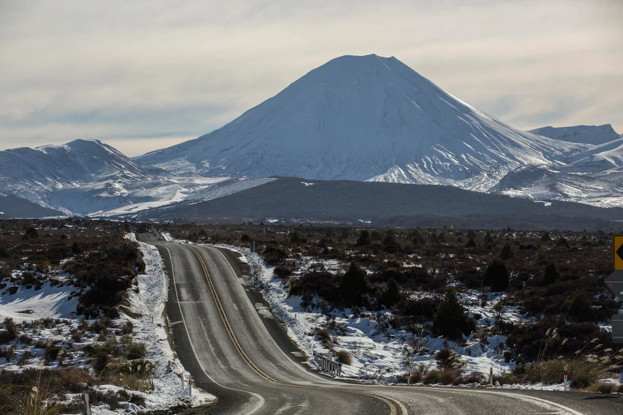 Stunning scenes of the beautiful Ruapehu region with the Volcanic Loop Highway