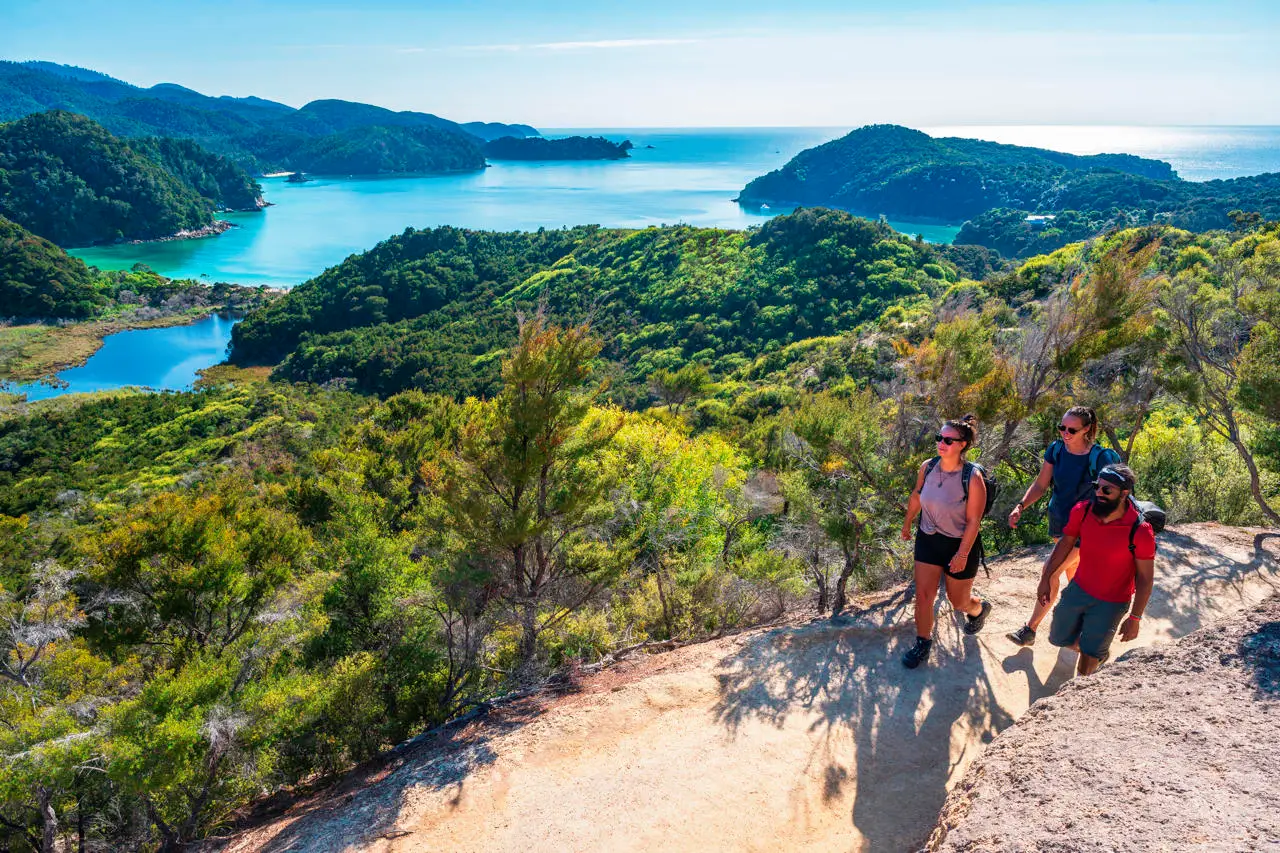 Walking at Anchorage in the Abel Tasman National Park, Abel Tasman Coast Track